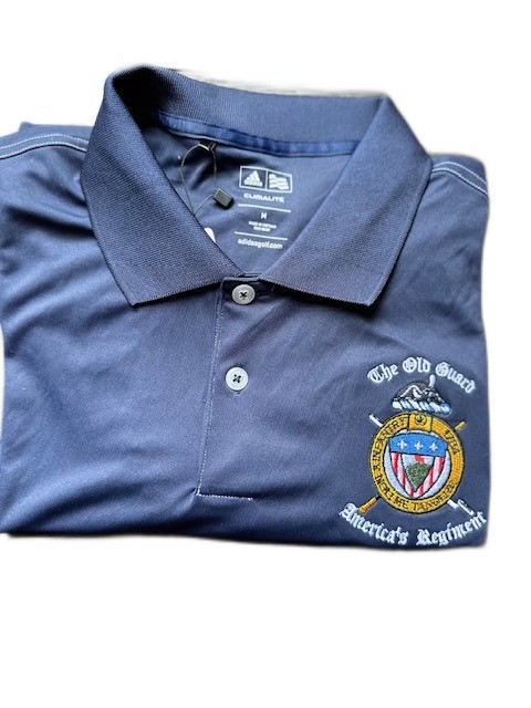 Polo Shirt, Navy, Short Sleeve, TOG and America's Regiment in white ...